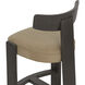 Horton 37 inch Dark Brown / Sahara Sand Leather Counter Stool